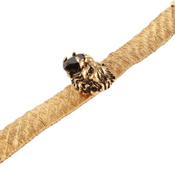 Authentic GUCCI Crystals Snake Bracelet S White Green - Picture 2 of 12